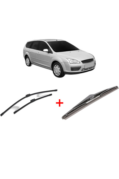 Bosch Set de 3 ștergătoare FORD FOCUS II Estate Van 2004 - 2011, pentru parbr...