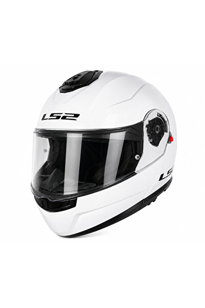 LS2 LS2FF908 Strobe II 908-3 Motor Kaskı Parlak Beyaz