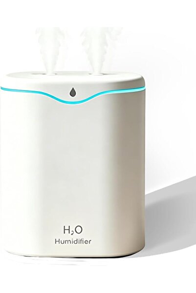 GENERAL 3 Nozzle 3L Cool Mist Humidifier, USB Powered with LED Light, Silver ...