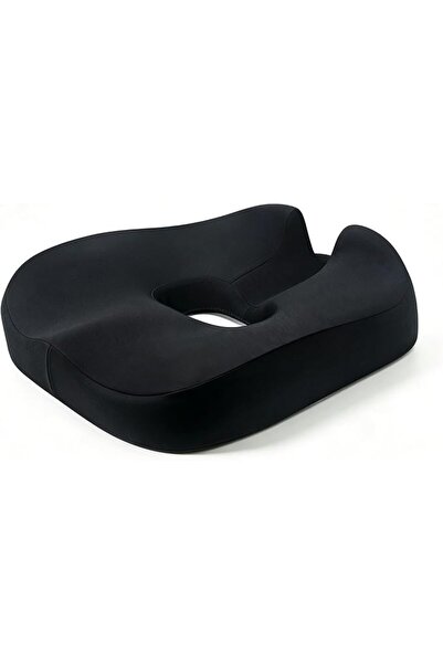 GENERAL Coccyx Seat Cushion for Office Chair, Memory Foam, Black