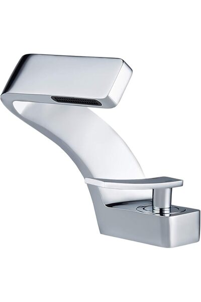BECOLA Chrome Bathroom Sink Faucet, Single Hole Faucet for Bathroom Sink, Sol...