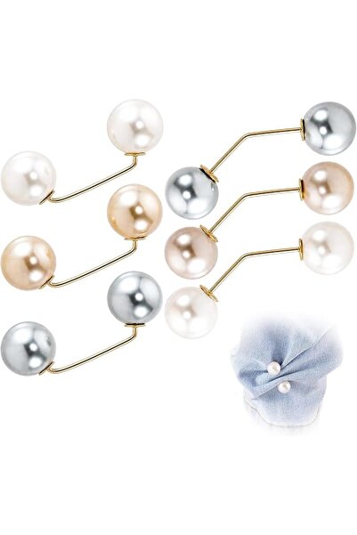 GENERAL Pearl Brooch Pins for Women Decorative Safety Pins for Hijabs Shawls ...