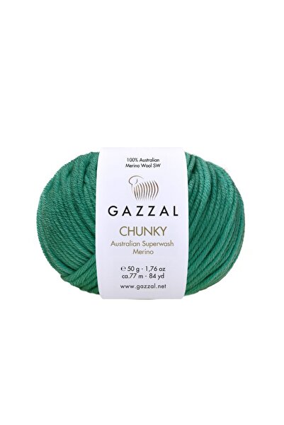 Gazzal Chunky 100% Merino Wool Thick Knitting Yarn 50 Gr 77 m Sweater Cardiga...