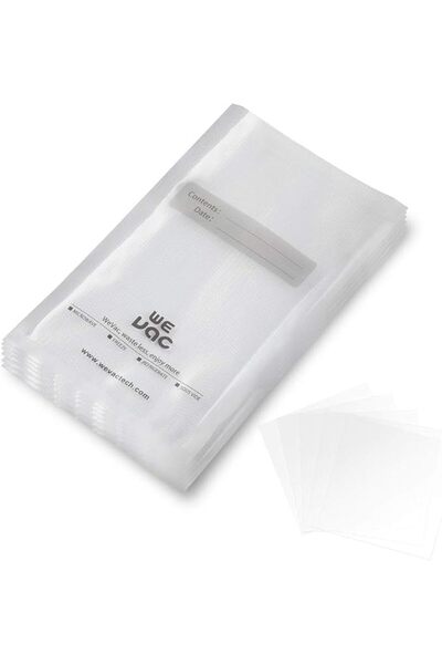 Wevac Vacuum Sealer Bags 100 Pint 6x10 Inch for Food Saver BPA-Free Bags