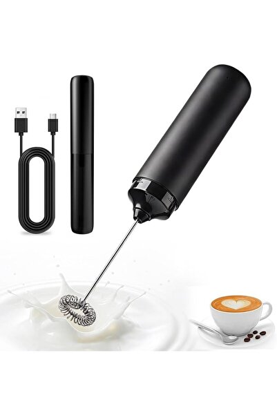 GENERAL Electric Milk Frother Handheld, Rechargeable Coffee Frother, Portable...