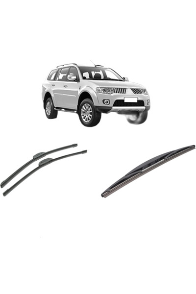 Bosch Комплект от 3 чистачки MITSUBISHI PAJERO SPORT II (KH_, KG_) 2008-2015,...