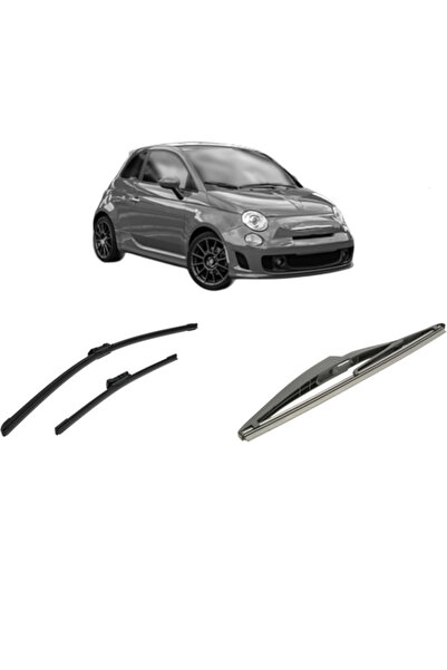 Bosch Σετ 3 υαλοκαθαριστήρων ABARTH 500 /595 /695 2008-2016, για παρμπρίζ και...