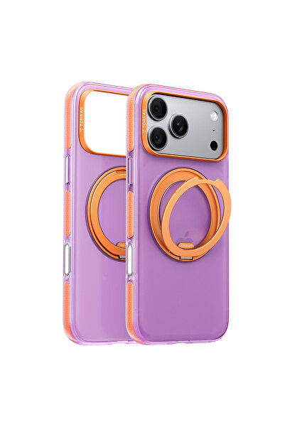TORRAS Θήκη Ostand O3 Hue, για iPhone 18 Pro/17 Pro, Μωβ Γλυκό Δαμάσκηνο