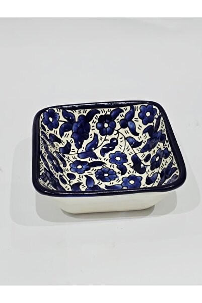 Generic Brand Handmade ceramic plate - Blue