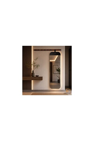 on home Wall mirror with hanger - Brown - 40x135 cm