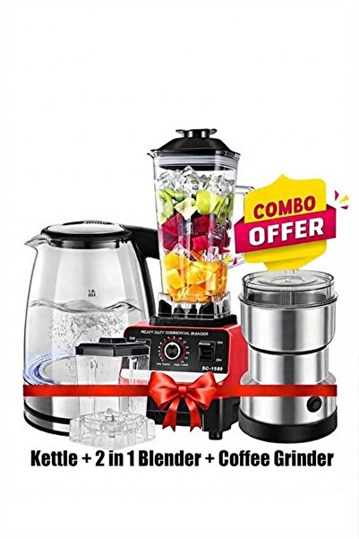 Bionic 3 COMBO Set 5500W High Speed Blender 2.5L with Grain Grinder + 50g Cof...