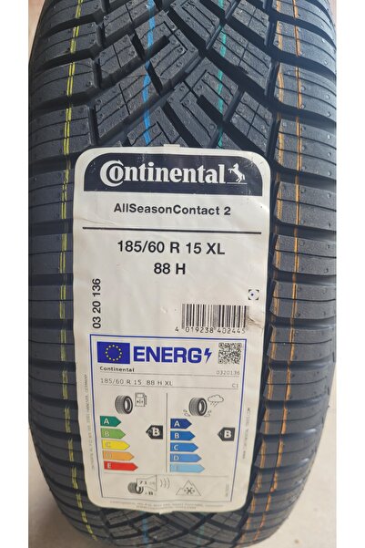 Continental 185/60R15 All Season Contact2 88H XL Set Olarak (4 ADET) Dört Mev...
