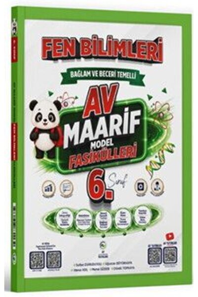 AV YAYINLARI 6. Sınıf Fen Bilimleri Maarif Model Fasikülleri