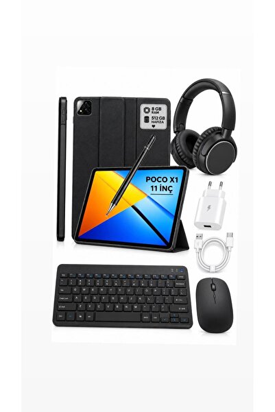 POCO Pad X1 8GB RAM / 512 GB TABLET+KILIF+KALEM HEDİYE+BAŞLIK+KLAVYE VE MOUSE...