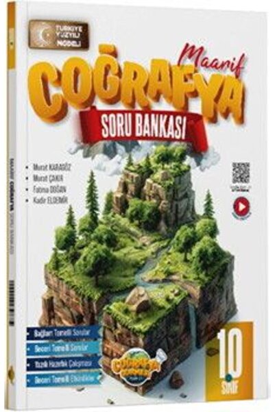 Coğrafya Gurmesi Yayınları 10. Sınıf Coğrafya Maarif Soru Bankası