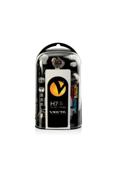 VECTA H 7 55 W 12 V Spare Bulb Set, Car Bulb Kit + Fuses (3292)