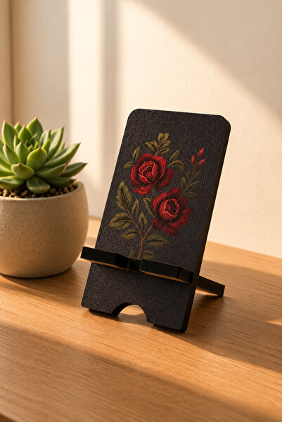 İsfahan TA Wooden Desktop Phone Holder Stand