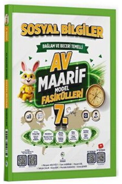AV YAYINLARI 7. Sınıf Sosyal Bilgiler Maarif Model Fasikülleri
