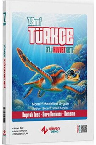 İşleyen Zeka Yayınları İşleyen Zeka 7. Sınıf Türkçe Maarif 3 lü Kuvvet Serisi...