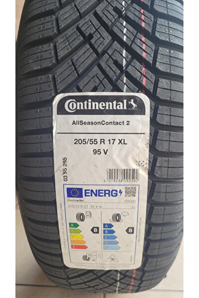 Continental 205/55R17 All Season Contact2 95V XL Set Olarak (4 ADET) Dört Mev...