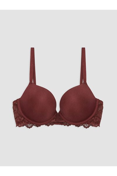 LC Waikiki LCW DREAM Sutien tip tricou cu dantelă și detalii, cu sârmă și căp...