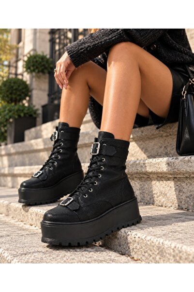Tress Fashion Γυναικείες μπότες / Judy Black Pig