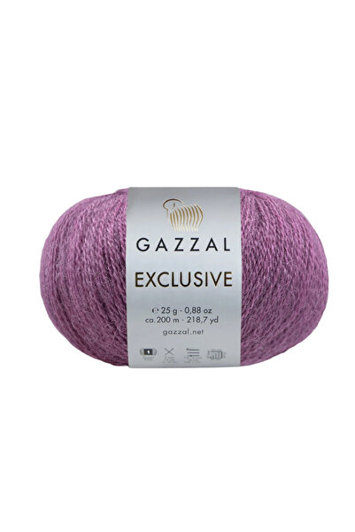 Gazzal Exclusive Silk Mohair Merino Wool Hand Knitting Yarn 25 Gr 200 m - 1 P...