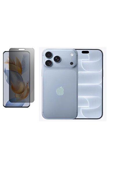 Ecr Mobile Iphone 18 Pro Max ile Uyumlu Mat Hayalet (Privacy) 9H Kırılmaz Nan...