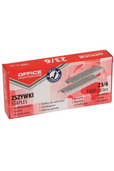 OFFICE products Capse zincate 23/6, pentru 20 coli, 1000 buc