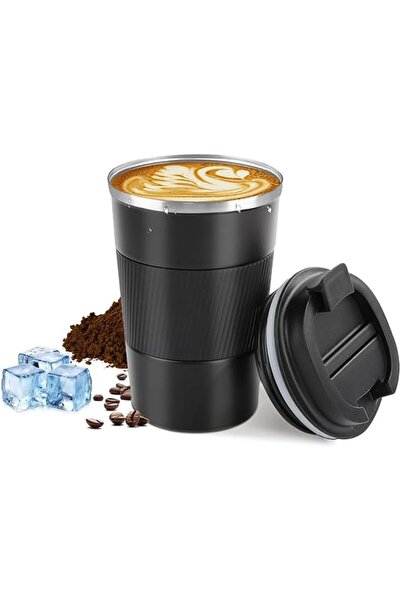 GENERAL Vacuum-Insulated Stainless Steel Travel Coffee Mug, Leak-Proof Reusab...