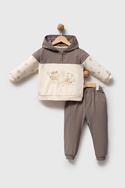 hhoneybaby 100% Organic Cotton Play Tennis 2-Piece Baby Set