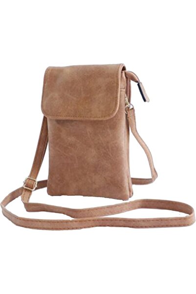 Generic Vegan Leather Crossbody Phone Bag Mini Shoulder Purse with Multiple C...