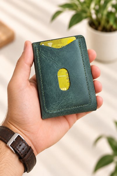 Ayleen Ayz 100% Genuine Leather Men's Wallet Viral 3 Models - Magnetic Card Holder, Cash Compartment, Gift Boxed