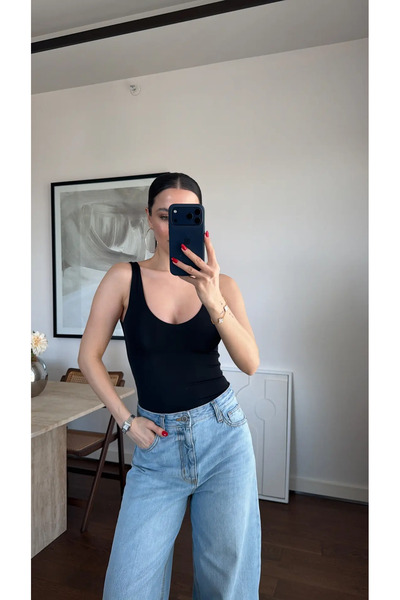 sinem kıvanç YUMUŞAK DOKULU BODYSUİT