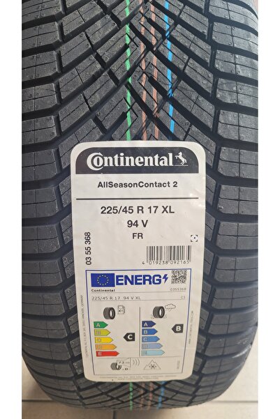 Continental 225/45R17 All Season Contact2 94V XL FR Set Olarak (4 ADET) Dört ...
