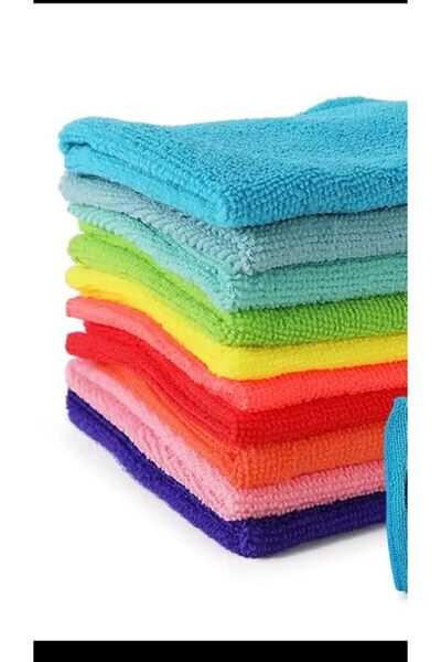 Generic 10 Pieces Microfiber Kitchen Towels, Soft Microfiber Towels, Multipur...