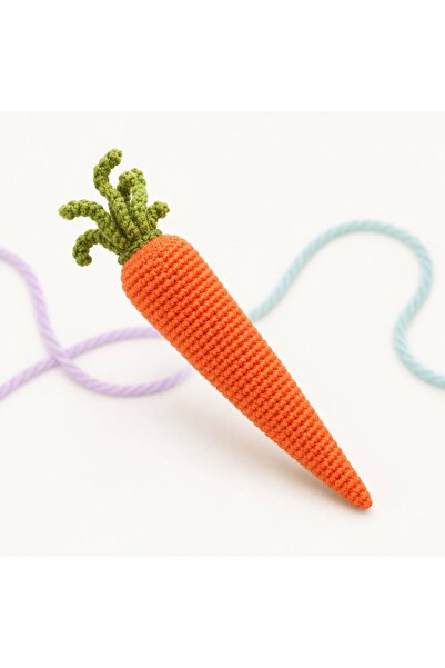Havuç - El Örgüsü Kedi ve Köpek Oyuncağı, Amigurumi