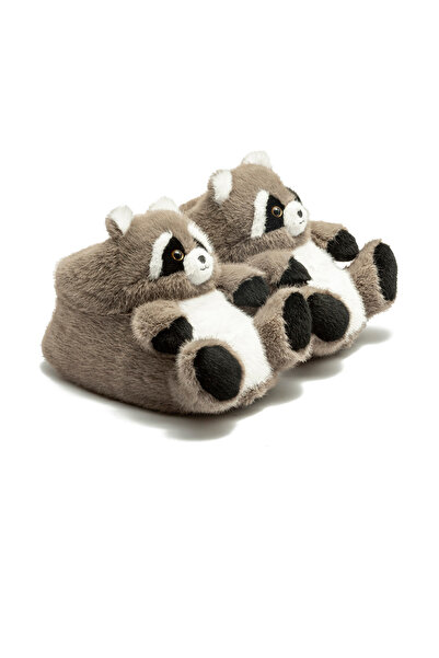 Twigy Koala 26 Kadın, Garson Boy Hayvanlı Panduf Gri 36/41