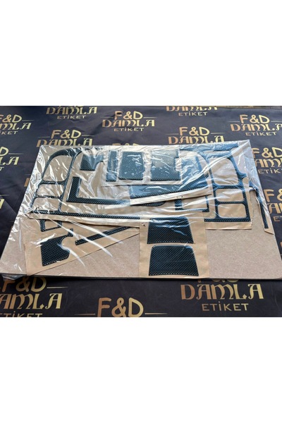 FD Damla Etiket Mitsubishi Fuso Canter Front Chest Mahogany Veneer Color Set ...