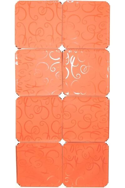 HIHOMEY Cube Storage with Doors, 8-Cube Storage Organizer, Plastic Closet Cab...