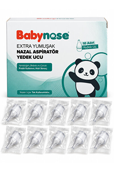 BABYFOR Bebek Burun Aspiratör Yedek Ucu 10 Adet