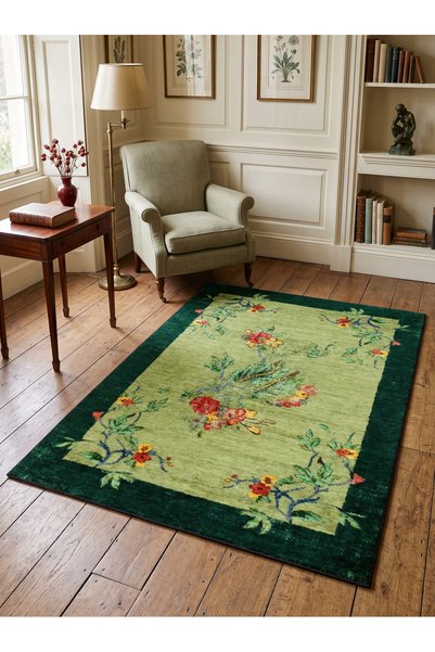 Rose'n Home ARTE VN140-2 Vintage Botanik Çiçek Desenli Dekoratif Salon Mutfak...