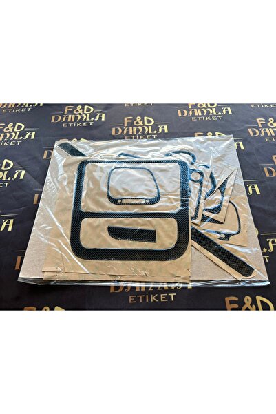 FD Damla Etiket Volkswagen Scirocco Front Bumper Mahogany Finish Color Set Bl...