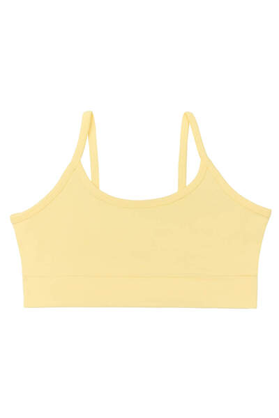 Albero Natur Girl's Organic Cotton Bustier - Gots Certified