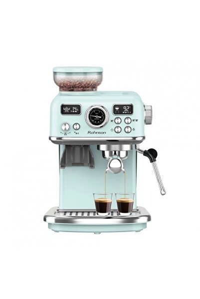 ROHNSON Espressor cu râșniță 2 în 1 R98250G ,1350W, cafea boabe 120g, putere ...