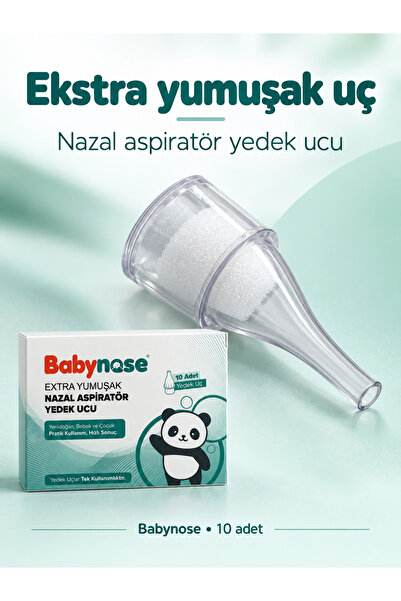 BABYFOR Bebek Burun Aspiratör Yedek Ucu 10 Adet