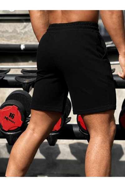 SURMARİ Comfortable Fit Unisex Shorts in Black, Grey, Navy Blue, Anthracite and Smoked Colors