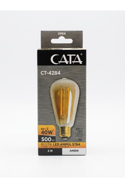Cata 6W RUSTİK LED AMPUL