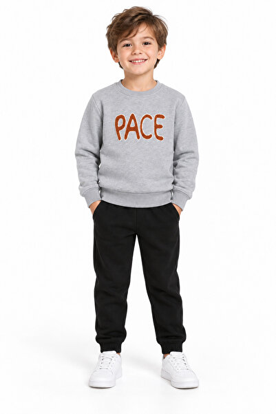 TANEM KIDS TANEM 15509-26 Αγόρια PACE Κεντημένο Φούτερ με Λαιμόκοψη Ποδηλάτου...