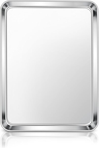 GENERAL E-far Stainless Steel Baking Sheet, 16” x12” x 1” Cookie Sheet Pan